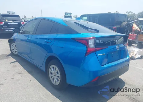 2021 Toyota Prius Le from USA, damaged, VIN JTDKAMFUXM3134462